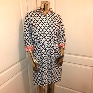 Gretchen Scott Designs Shirt Dress Sz L